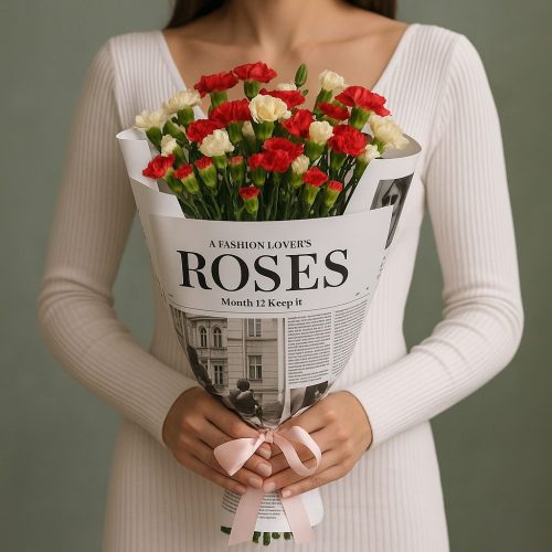 Букет Гвоздик «Нежность Прованса»