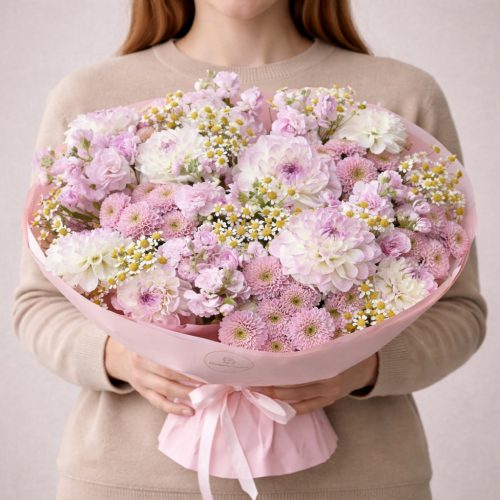 Букет «Розовое облако»